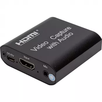 POWER PLANT HDMI video uztveršanas karte, 4K 30Hz, USB 3.0, ar audio izeju