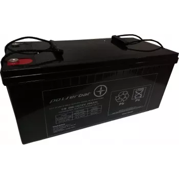 POWERBAT CB 200-12 VRLA Gēla Akumulators 12V 200Ah