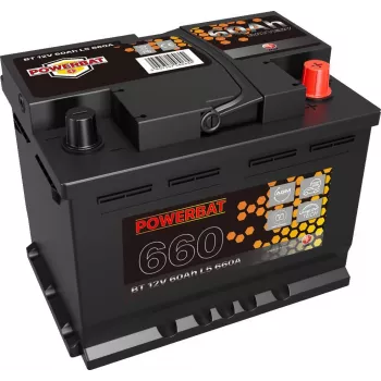 POWERBAT L2 12V 60Ah AGM start-stop auto akumulators