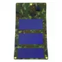PowerNeed S3W1C 3W Monocrystalline Solar Panel with USB-A Output, Black
