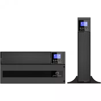 PowerWalker On-Line 10000VA Rack UPS ICR IoT - 10kW dubultā pārveidošana, 3U, karsti maināmas baterijas