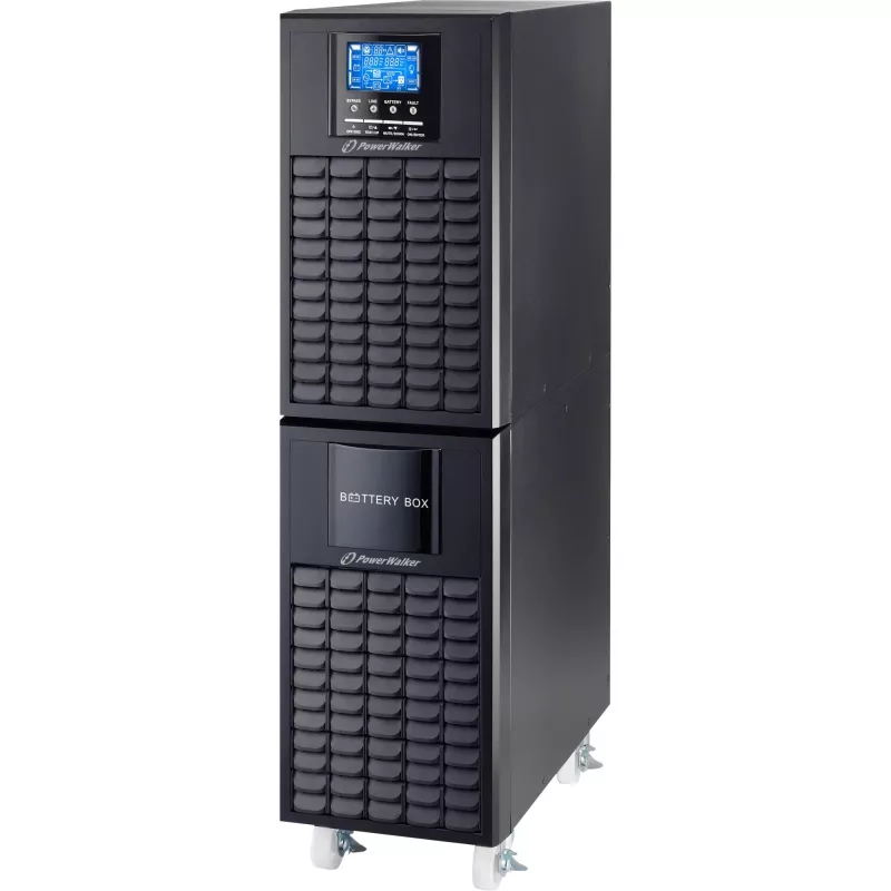 PowerWalker On-Line 10000VA UPS CG - Torņa dubultās pārveidošanas UPS, 10kVA/10kW, ārējās baterijas, vadu pieslēgums