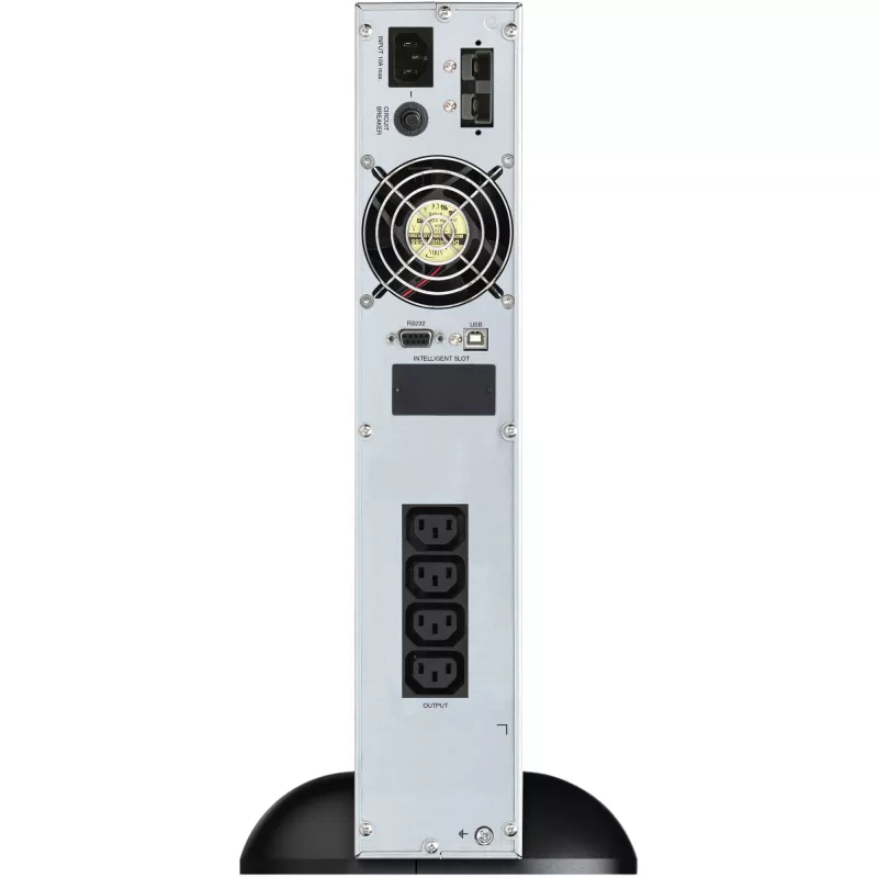 PowerWalker VFI 2000 CRS Nepārtrauktās barošanas avots (UPS) ar dubulto pārveidi (Online), 2 kVA / 1600 W, 4 AC kontaktligzdas, torņa tipa