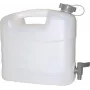 PRESSOL 20 L HDPE kanistra ar iztukšošanas krānu, balta, pārtikas drošība 21167