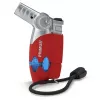 Primus PowerLighter III Spark Piezo virtuves šķiltavas – sarkana, uzpildāma ar butāna gāzi, vēja necaurlaidīga, regulējama liesma, āra un kempingam