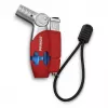 Primus PowerLighter III Spark Piezo virtuves šķiltavas – sarkana, uzpildāma ar butāna gāzi, vēja necaurlaidīga, regulējama liesma, āra un kempingam