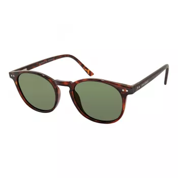 Privé Revaux THEMAESTROSWR unisex saulesbrilles - polarizētas dūmu lēcas, melns acetāta rāmis, 49/19/145 mm