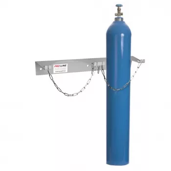Pro-Line Sienas Turētājs 1 Gāzes Balonam, Maks. Diametrs 250 mm, Industriāli Zils