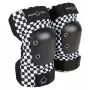 Pro-Tec Elbow Pads Checker L - Black/White Checkerboard, Large, High-Impact Protection for Skateboarding, Rollerblading, BMX, Scooter
