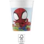 Procos Marvel Spider-Man papīra krūzes 200ml 8 gab. ballītes krūzes 94877