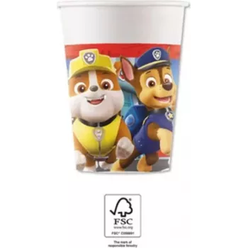 Procos Paw Patrol papīra krūzes 200ml 8 gab. iepakojums (95598)
