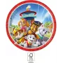 Procos Paw Patrol papīra šķīvji, 8 gab., 23 cm, daudzkrāsaini 95597