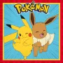 Procos Pokemon 2-slāņu papīra salvetes, 20 gab., 33 x 33 cm, daudzkrāsu 98393