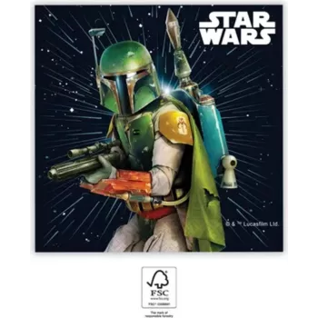 Procos Star Wars 2-slāņu papīra salvetes, 20 gab., 33x33cm, 93881