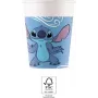 Procos Stitch & Angel papīra krūzes 200ml 8 gab. iepakojums | Disney Lilo & Stitch ballīšu krūzes 96795