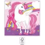 Procos Unicorn Rainbow 2-kārtu papīra salvetes, 20 gab. (93760)