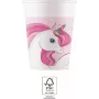 Procos Unicorn Rainbow papīra krūzes 200ml 8 gab. 93759