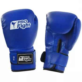 Profight Boksa cimdi Dragon Leather Blue 10 oz