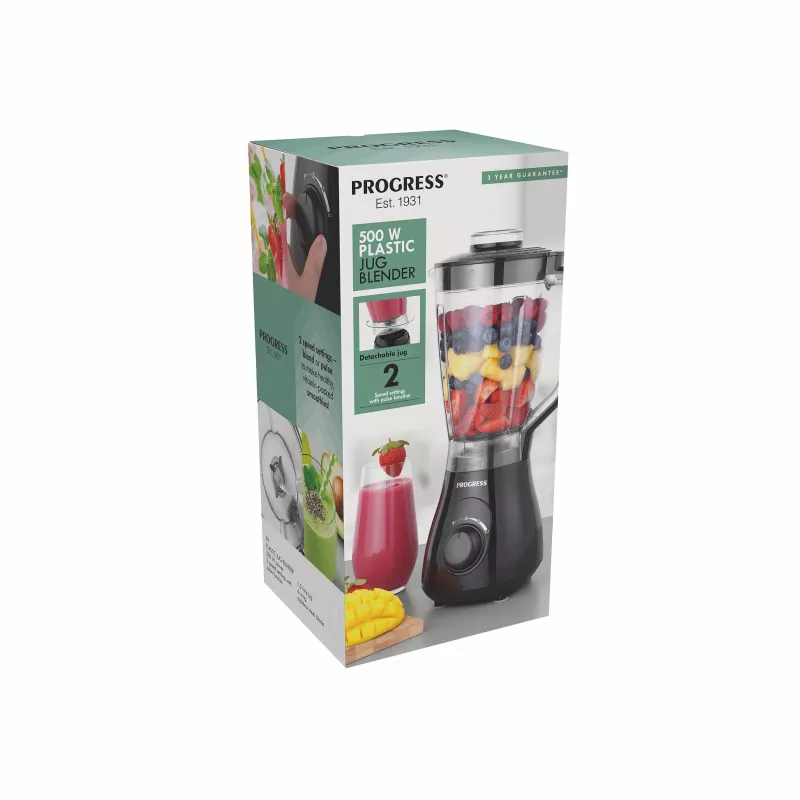 Progress EK6647PVDE 500W Plastmasas Krūzes Blenderis