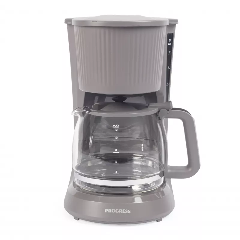 Progress EK6658PVDE Mellow Filter Coffee Machine - 1.25L, 900W, Grey/Silver