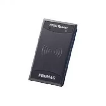Promag MF700-10 RFID lasītājs, 13.56 MHz MIFARE, RS232/Wiegand/MSR ABA Track 2, atvērts kabeļa gals, 47x16x83 mm