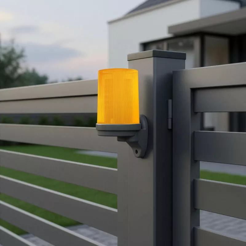 Proxima WALEC.O LED brīdinājuma lampa ar 868 MHz antenu, oranža, 12-24V AC/DC vai 230V AC
