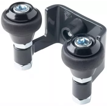 PSG 60.022.7016 Augšējais vārtu vadotnes kronšteins bīdāmajiem vārtiem, 42 mm rullīši, antracīta pelēks RAL7016
