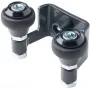 PSG 60.022.7016 Augšējais vārtu vadotnes kronšteins bīdāmajiem vārtiem, 42 mm rullīši, antracīta pelēks RAL7016