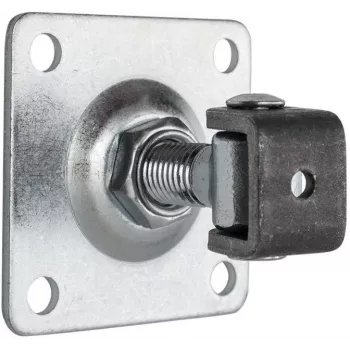 PSG 61.018 regulējama vārtu eņģe ar 80x80x3 mm montāžas plāksni, M16 vītne