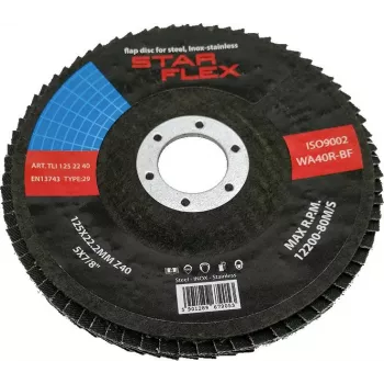 PSG Star Flex T29 125-22 grauds 40 INOX atloku disks TLI1252240