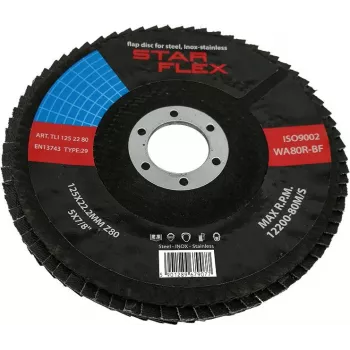 PSG Star Flex T29 125-22 graudainība 80 INOX lāpstiņdisks TLI1252280