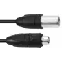 PSSO DMX kabelis IP65 3-pin 15m melns 30227841