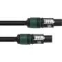 PSSO skaļruņa kabelis Speakon 4x2.5 mm² 0,5 m melns 30227928