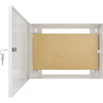 Pulsar AWO654 Universāls metāla korpuss, balts, 300x300x100 mm, IP20, atslēgas slēdzene