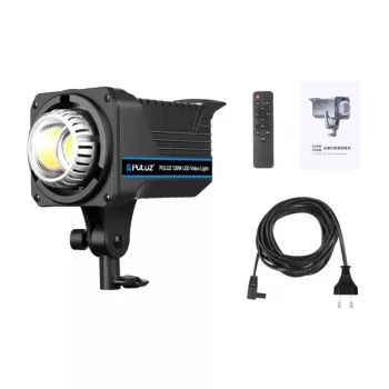 Puluz 120 W LED studiju gaisma ar krāsu temperatūras regulēšanu un tālvadības pulti