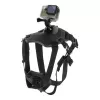 PULUZ Suņa krūšu siksna darbības kamerām (GoPro, Insta360, DJI Action) - Melna
