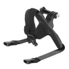 PULUZ Helmet Chin Mount Sportsa kamerām (saderīgs ar Insta360 X5/X4, DJI Osmo Action 5 Pro) PU579B
