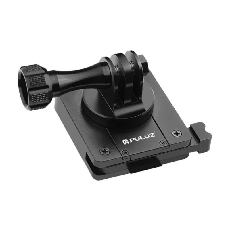 PULUZ Helmet Mount for Sports Cameras (DJI, GoPro, Insta360) - Black