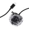 PULUZ Jack Tie Mikrofons ar Klipsi PU425 1.5m USB-C