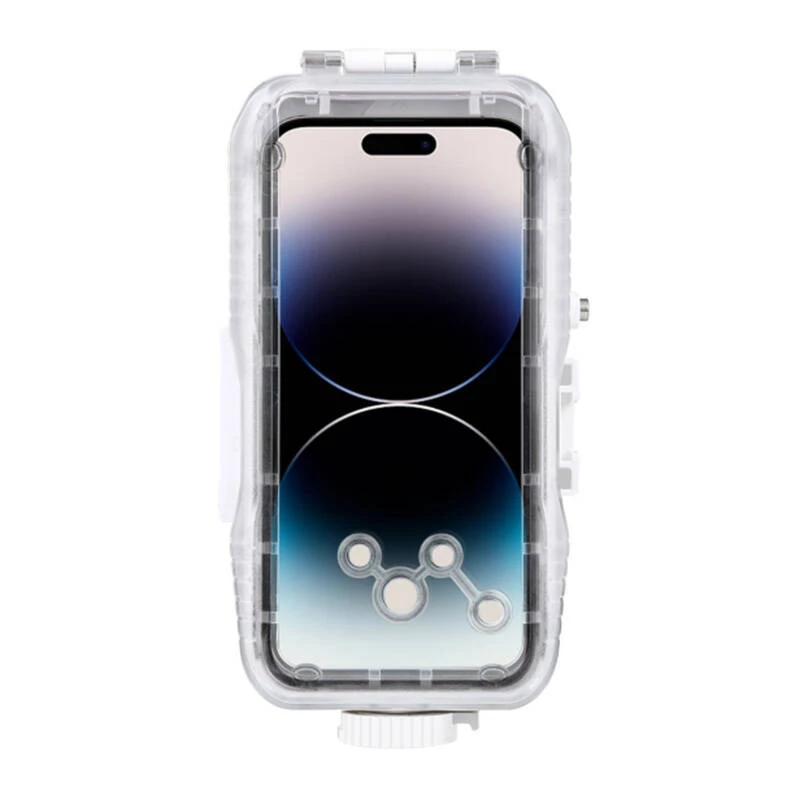 PULUZ Plastmasas ūdensnecaurlaidīgs maciņš iPhone 15 Plus/15 Pro Max/14 Plus/14 Pro Max/13 Pro Max/12 Pro Max/11 Pro Max (Balts)