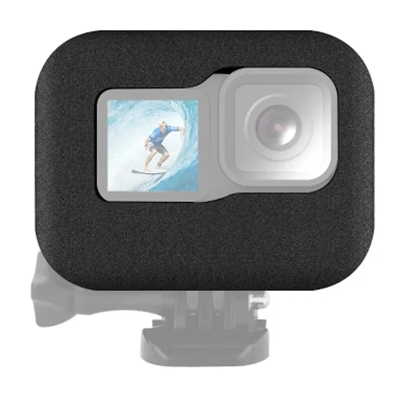 PULUZ aizsargrāmis GoPro HERO12/11/10/9 melns – atvērts dizains, cold shoe stiprinājumi, uzspiežama montāža