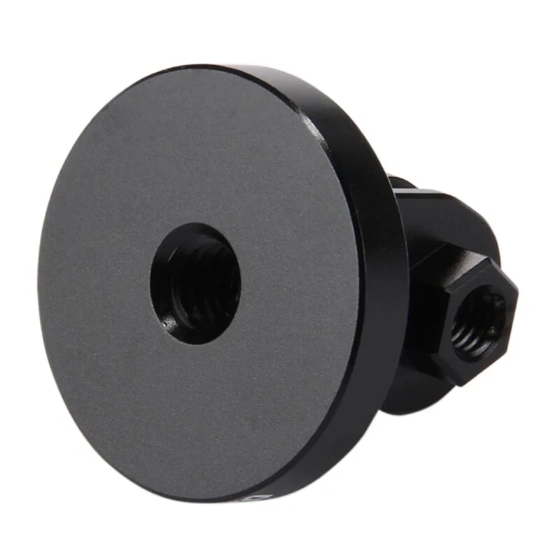 PULUZ PU145B CNC alumīnija sakausējuma darbības kameras stiprinājuma adapteris ar 1/4 inch statīva vītni, melns