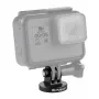 PULUZ PU145B CNC alumīnija sakausējuma darbības kameras stiprinājuma adapteris ar 1/4 inch statīva vītni, melns