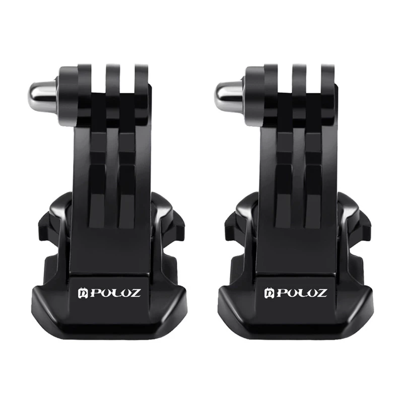 PULUZ PU20 J-Hook Mount for Sports Cameras (DJI, GoPro, Insta360) 2-Pack