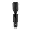 PULUZ PU425 USB-C Lavalier mikrofons ar 1,5 m kabeli, omnidirekcionāls, Plug and Play