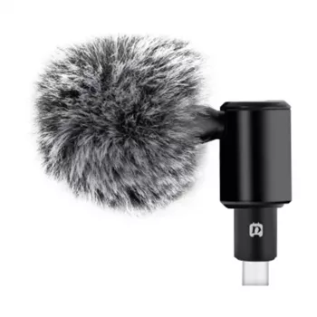 PULUZ PU425 USB-C Lavalier mikrofons ar 1,5 m kabeli, omnidirekcionāls, Plug and Play
