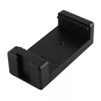 PULUZ PU448B viedtālruņa statīva stiprinājums, atsperots skava ar 1/4 inch-20 vītni, piemērots 55-85 mm tālruņiem, melns ABS