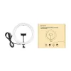 PULUZ PU656B 10 collu LED gredzenveida gaisma ar telefona turētāju un statīvu, 12W, 3000K-6500K, USB barošana, tiešraidei, TikTok, YouTube, grimam, fotografēšanai