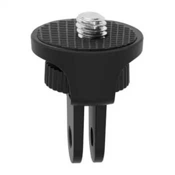 PULUZ PU704B regulējams 1/4 collas vītnes stiprinājuma adapteris action kamerām (melns)