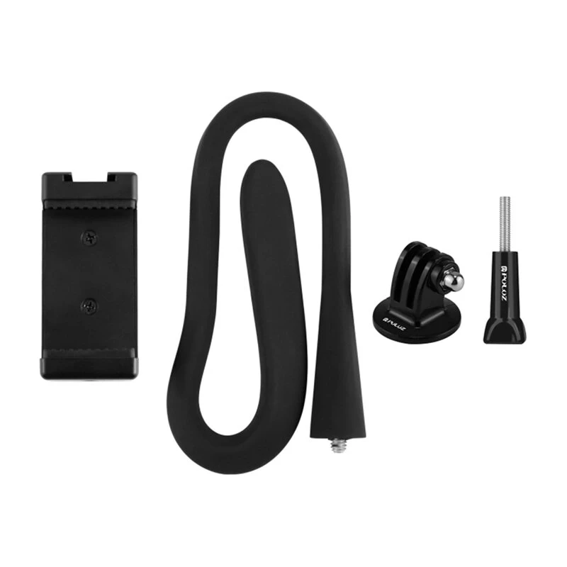Puluz PU882B Elastīgs klipša stiprinājums - 60 cm elastīga caurule, 360° rotācija, viedtālruņiem (melns)